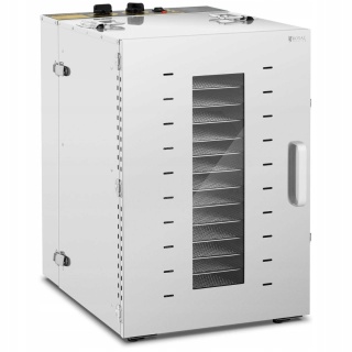 Suszarka Royal Catering Rcda-1350/100S 1500W 16 Rusztów Stal Nierdzewna