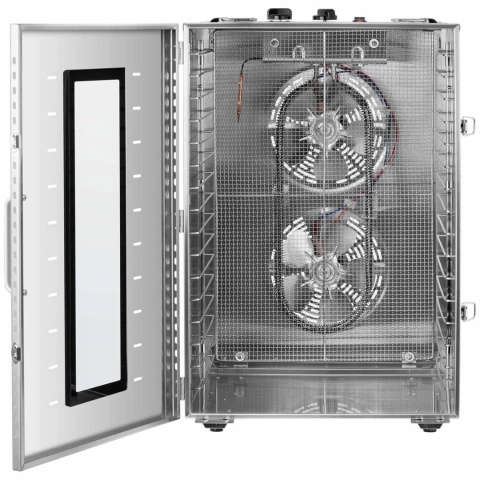 Suszarka Rcda-1350/100S 16 Tac 1500W Stal Nierdzewna Timer 15H 40-90°C