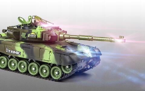 Zdalnie Sterowany Czołg War Tank 360° Z Efektami Światło I Dźwięk Moro