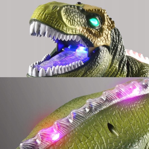 Interaktywny Dinozaur Led Zdalnie Sterowany - Realistyczne Efekty Dźwiękowe
