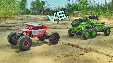 Zdalnie Sterowany Rock Crawler 4X4, Wodoodporny, Duże Koła, 2,4Ghz Zielony