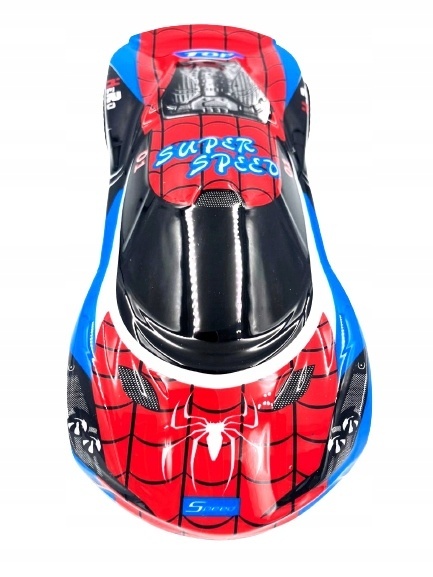 Zdalnie Sterowany Samochód Spider-Man Sportowy Z Pilotem, Światła Led Pilot