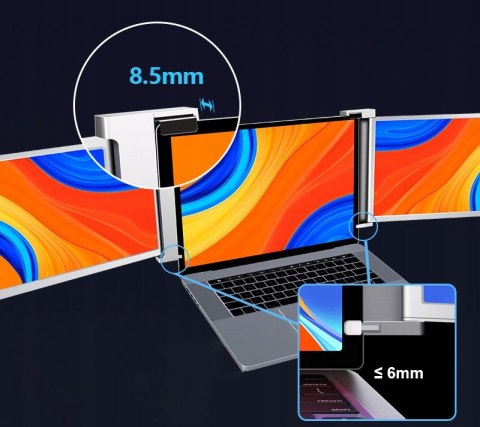 Do Pracy Nauki I Rozrywki Podwójny Monitor Do Laptopa 14 Calowy Pro-View Model Pmd1400