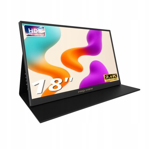 Do Pracy Nauki I Rozrywki Przenośny Monitor 18 Cali Model Pm1800-2.5K