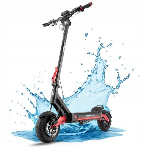 Hulajnoga Elektryczna Hiley Tiger Evo Gtr Ipx7 3000W 52V 22.5Ah Split-Rim
