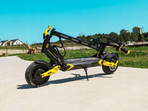 Hulajnoga Elektryczna Techlife Q5 Duże 10-Calowe Koła Z Bieżnikiem Szosowo-Terenowym