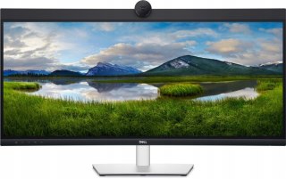 Monitor Led Dell P3424web 34 Uwqhd Ips Zakrzywiony Z Kamerą Usb-C Hdmi Dp