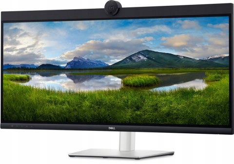 Monitor Led Dell P3424web 34 Uwqhd Ips Zakrzywiony Z Kamerą Usb-C Hdmi Dp