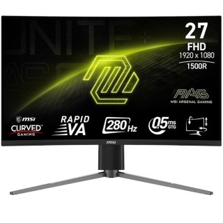 Monitor Msi Mag 276Cpxf 27 Led Fhd 280Hz 0,5Ms 1500R Adaptive Sync Va