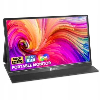 Przenośny Monitor 15,6 Full Hd Ips 1920X1080 5Ms, Anti Blue Light, Vesa
