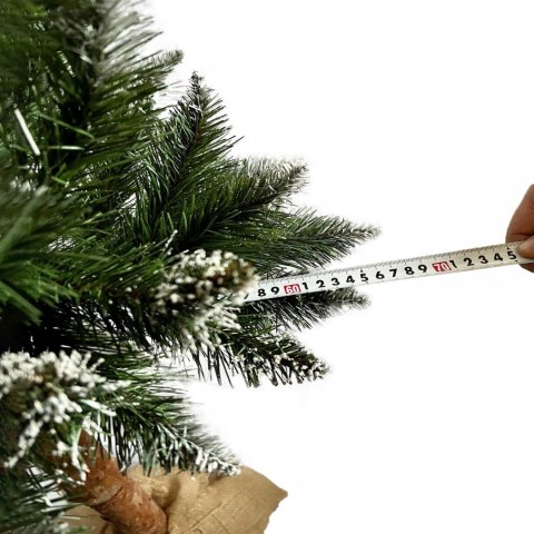 Choinka Sztuczna 180Cm, Diamentowa, Sosnowa, Ośnieżona, Gęsta Z Pniowem