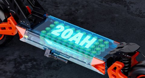 Hulajnoga Elektryczna Dla Doroslych 2000W 52V20ah 10-Cal, 80Km, 2X Hamulce