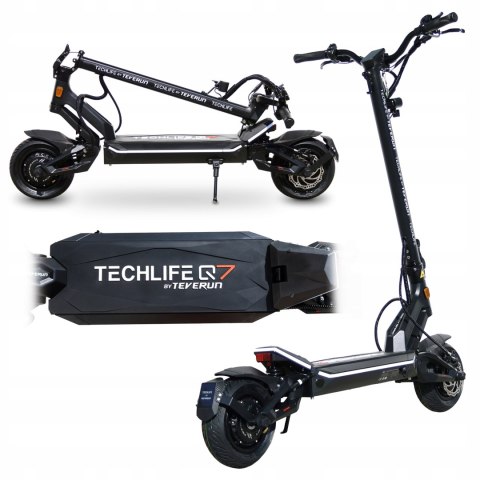 Hulajnoga Techlife Q7 2.0 2X1000w Samsung 21700 Hydrauliczne Hamulce, Cst10