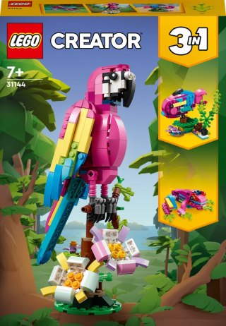 Lego Creator 3 W 1 Egzotyczna Papuga Ryba, Żaba Ruchome Modele 253 Elementy