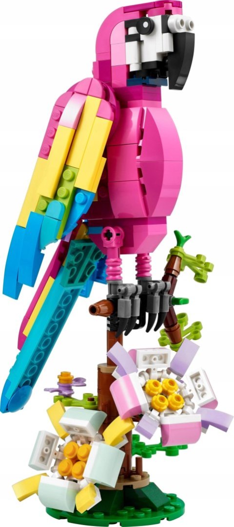 Lego Creator 3 W 1 Egzotyczna Papuga Ryba, Żaba Ruchome Modele 253 Elementy