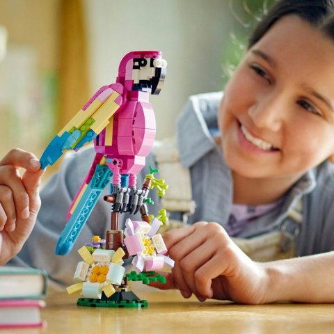 Lego Creator 3 W 1 Egzotyczna Papuga Ryba, Żaba Ruchome Modele 253 Elementy
