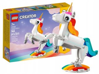 Lego Creator 31140 3W1: Jednorożec, Konik Morski, Paw Z Ruchomymi Częściami