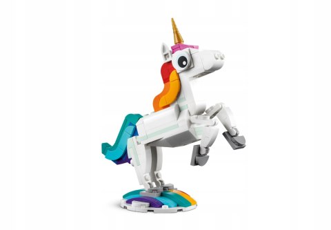 Lego Creator 31140 3W1: Jednorożec, Konik Morski, Paw Z Ruchomymi Częściami
