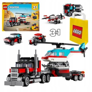 Lego Creator 31146 3W1 Zestaw Ciężarówka/Helikopter/Suv 270 Elementów 7+