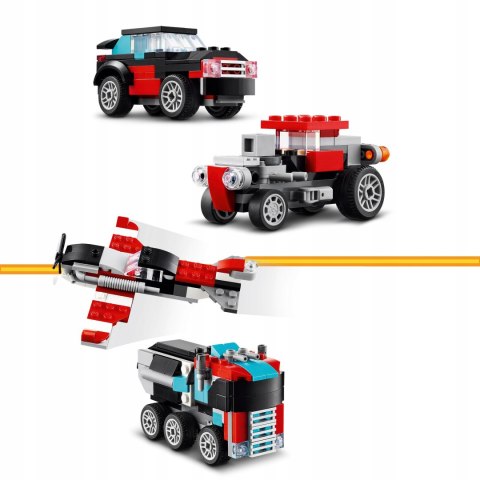 Lego Creator 31146 3W1 Zestaw Ciężarówka/Helikopter/Suv 270 Elementów 7+