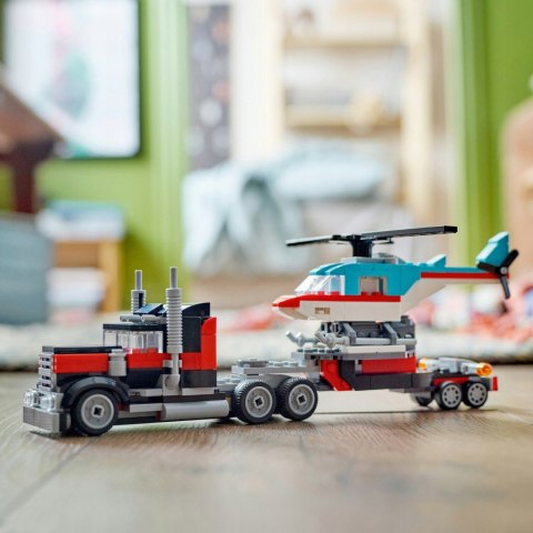 Lego Creator 31146 3W1 Zestaw Ciężarówka/Helikopter/Suv 270 Elementów 7+