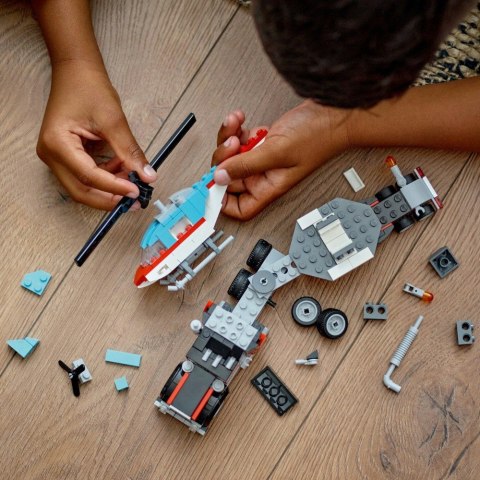 Lego Creator 31146 3W1 Zestaw Ciężarówka/Helikopter/Suv 270 Elementów 7+