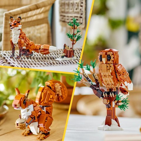 Lego Creator 31154 3W1 Leśne Zwierzęta: Czerwony Lis, Sowa, Wiewiórka 9+