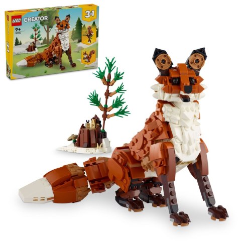 Lego Creator 31154 3W1 Leśne Zwierzęta: Czerwony Lis, Sowa, Wiewiórka 9+