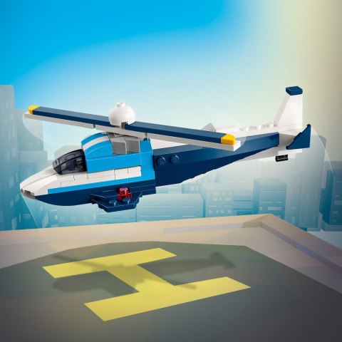 Lego Creator 31160 3W1: Samolot, Odrzutowiec, Helikopter Z Ruchomymi Kołami