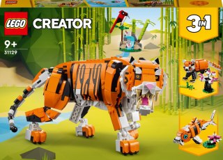 Lego Creator 3W1 31129 Tygrys/Panda/Karp - Kreatywna Zabawa Dla Dzieci