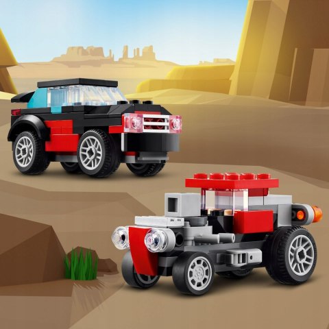 Lego Creator 3W1 Ciężarówka Z Helikopterem I Suv 270 Elementów 7+ Z Torebką