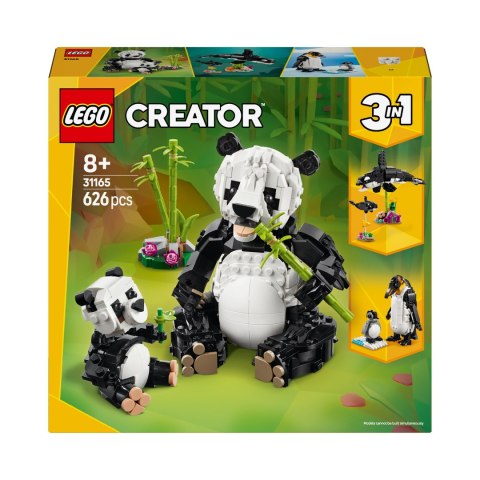 Lego Creator 3W1 Dzikie Zwierzęta: Rodzina Pand, 626 Elem, 3 Ruchome Modele