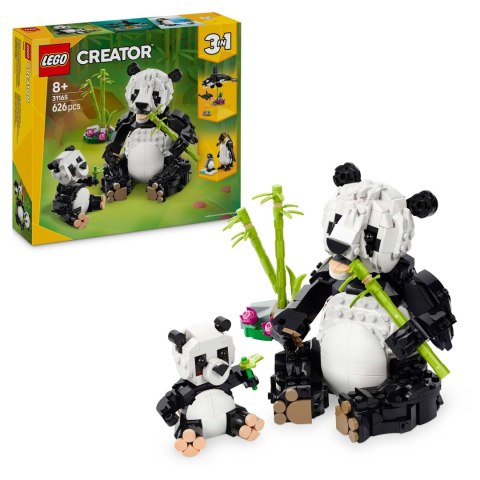 Lego Creator 3W1 Dzikie Zwierzęta: Rodzina Pand, 626 Elem, 3 Ruchome Modele