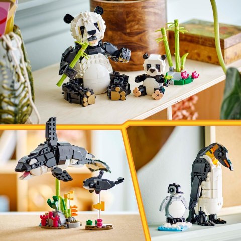 Lego Creator 3W1 Dzikie Zwierzęta: Rodzina Pand, 626 Elem, 3 Ruchome Modele