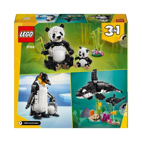 Lego Creator 3W1 Dzikie Zwierzęta: Rodzina Pand, 626 Elem, 3 Ruchome Modele