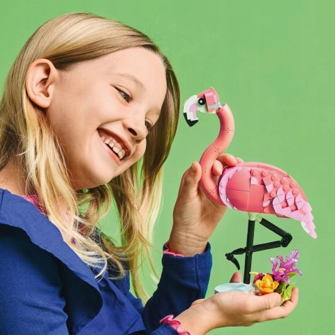 Lego Creator 3W1 Dzikie Zwierzęta: Różowy Flaming, Kakadu, Aksolotl Zestaw