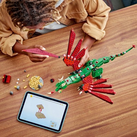 Lego Creator 3W1: Smok/Wąż/Feniks, 715 Elementów, Ruchome Części, 9 Lat