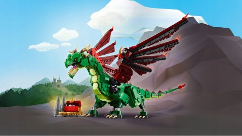 Lego Creator 3W1: Smok/Wąż/Feniks, 715 Elementów, Ruchome Części, 9 Lat