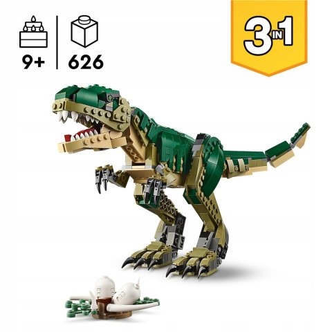 Lego Creator 3W1 Tyranozaur, Triceratops, Pterodaktyl - Zestaw Zabawkowy