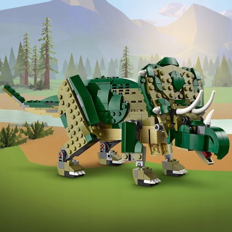 Lego Creator 3W1 Tyranozaur, Triceratops, Pterodaktyl - Zestaw Zabawkowy