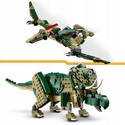 Lego Creator 3W1 Tyranozaur, Triceratops, Pterodaktyl - Zestaw Zabawkowy
