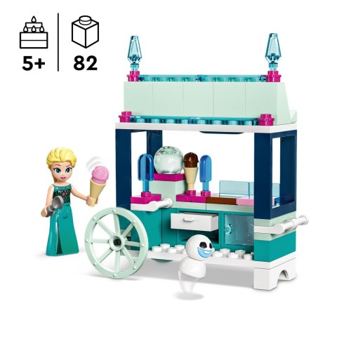 Lego Disney 43234 Mrożone Smakołyki - Wózek, Elza I Bałwanek, 82 Elementów