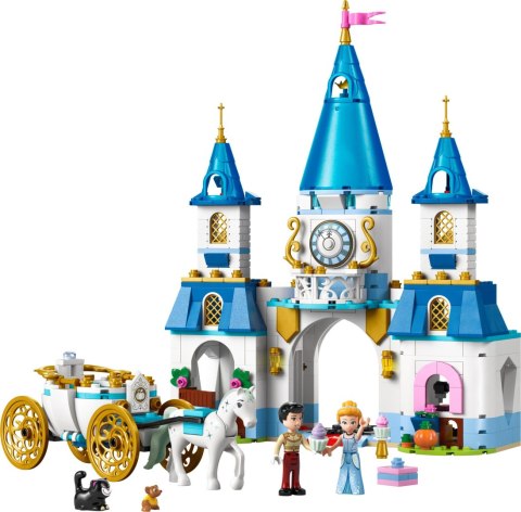 Lego Disney 43275 Zamek Kopciuszka I Kareta Z Czwórką Postaci 596 Elementów
