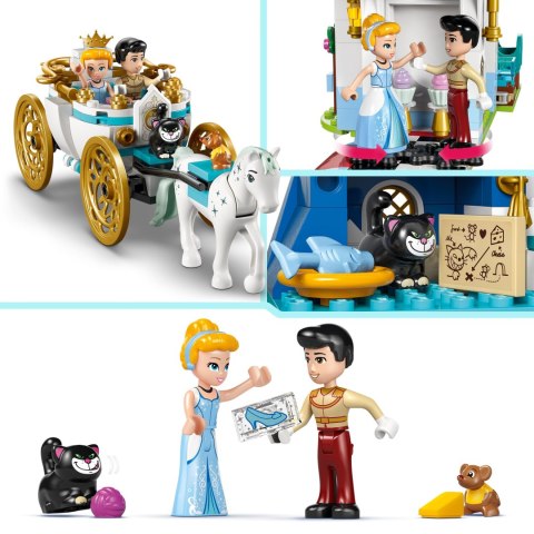 Lego Disney 43275 Zamek Kopciuszka I Kareta Z Czwórką Postaci 596 Elementów