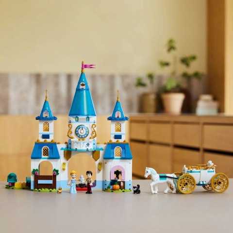 Lego Disney 43275 Zamek Kopciuszka I Kareta Z Czwórką Postaci 596 Elementów