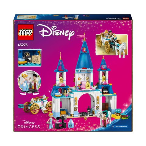 Lego Disney 43275 Zamek Kopciuszka I Kareta Z Czwórką Postaci 596 Elementów