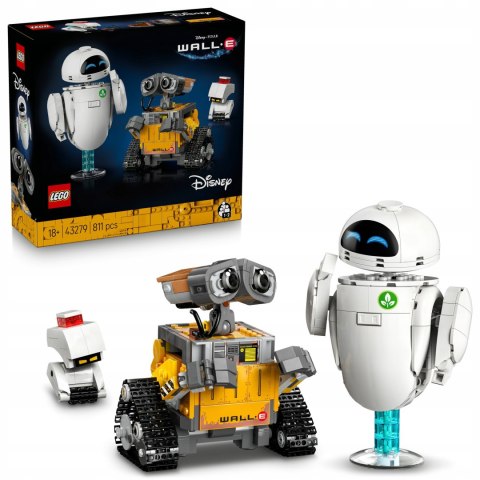 Lego Disney 43279 Wall-E I Ewa 811 Elementy R Dla Fanów Konstrukcji I Kolekcjonerów
