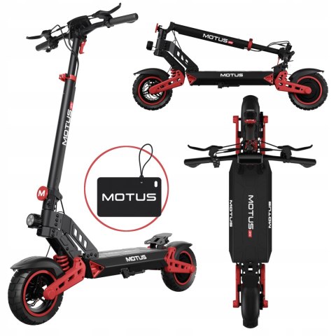 Pojazd Elektryczny Motus Daytona S 1200W 48V 20Ah Hamulce Hydrauliczne, Nfc