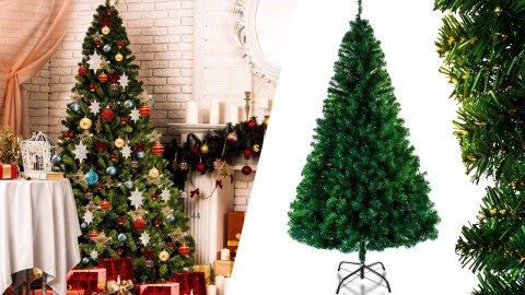 Choinka Sztuczna 150 Cm Pvc - Realistyczna Jodła Na Święta, Łatwa W Montażu