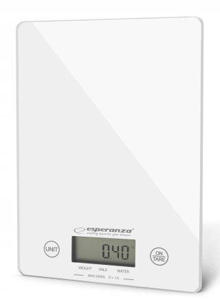 Cyfrowa Waga Kuchenna Esperanza Lemon Lcd, 5000G/1G, Precyzyjna, Biała,